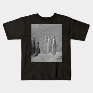 High Resolution Gustave Doré Illustration Piccarda Donati Kids T-Shirt